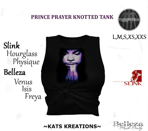 ~Prince Prayer Knotted Tank~ BOXED