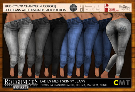 Second Life Marketplace - RN Ladies Skinny Jeans