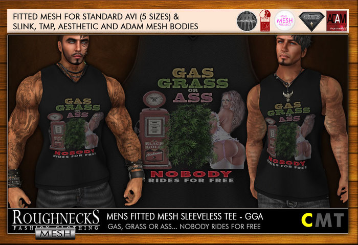 RN Mens Mesh Sleeveless Tee - GGA DEMO