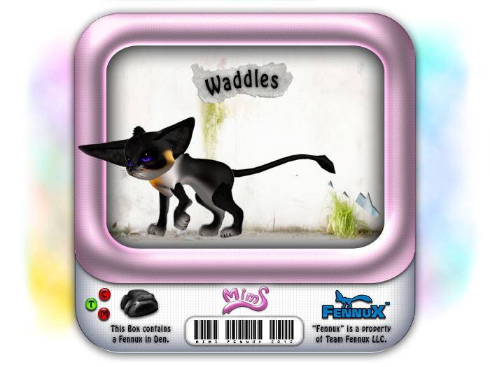 ID: 5472399d58c56 - Waddles Male Neutral / Ears: Fennec Ears / Tail: Lion Tail / Hair: Leaf Hawk