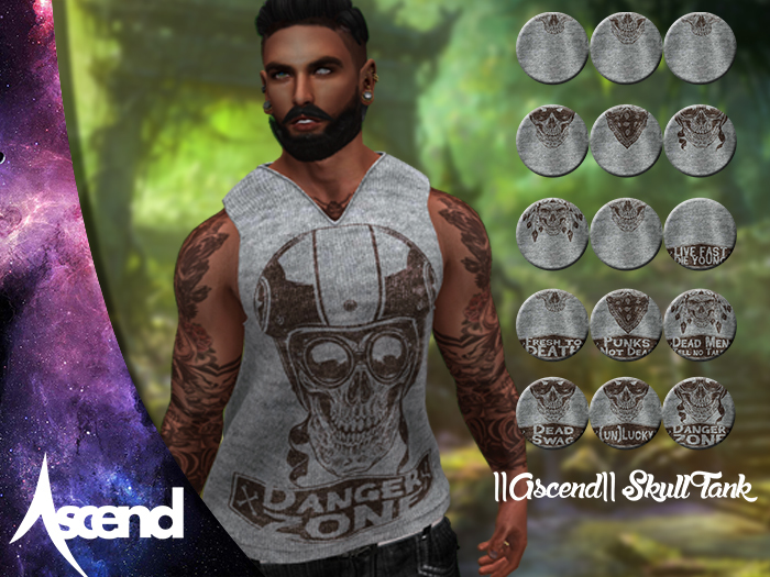 [[Ascend]] SkullTank - GREY - Box add