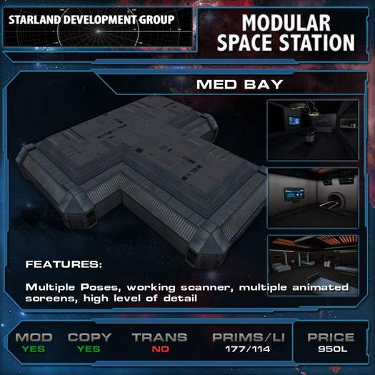 Starland Modular Space Station - Med Bay (Boxed)