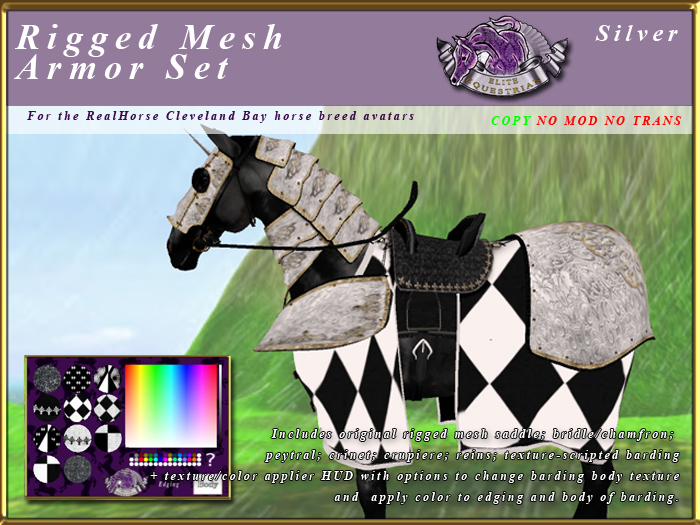 Second Life Marketplace - *E* Rigged Medieval Armor [BOXED] RHCB Silver