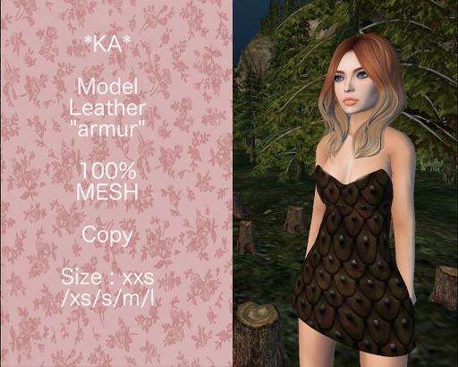 *KA* basket robe Leather