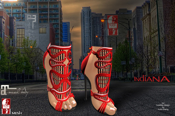 LUZ - Indiana sandals red - vendor