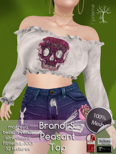 ~i~ Brandi S. Peasant Top *Updated*
