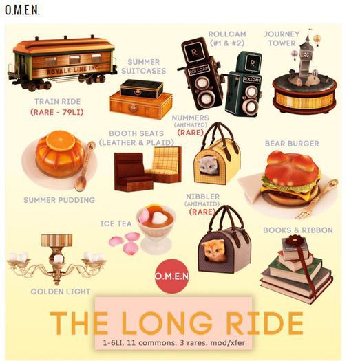 O.M.E.N - The Long Ride - Booth Seats - Plaid BOXED