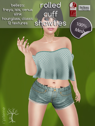 ~i~ Rolled Cuff Shawties (Add Me)