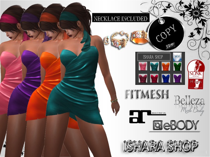 LEATHER DRESS HUD  SET BRACELET AND RING