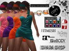 LEATHER DRESS HUD  SET BRACELET AND RING