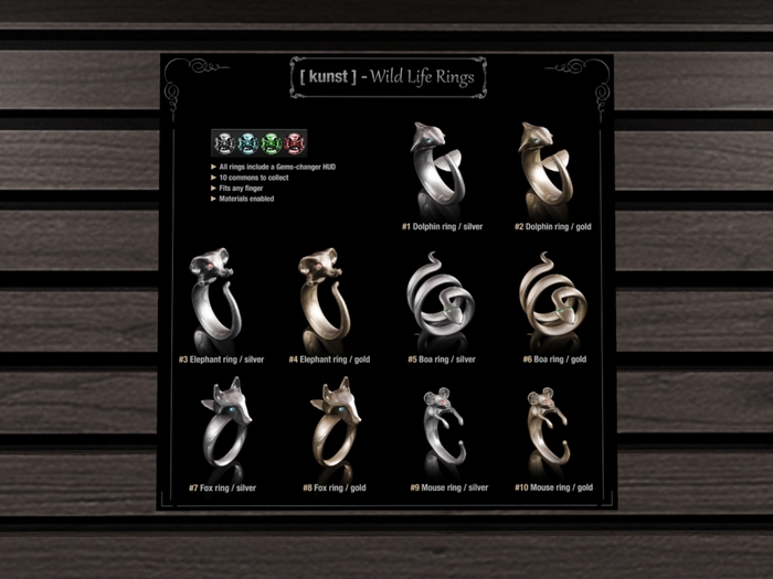 .10 [ kunst ] - Mouse ring / gold