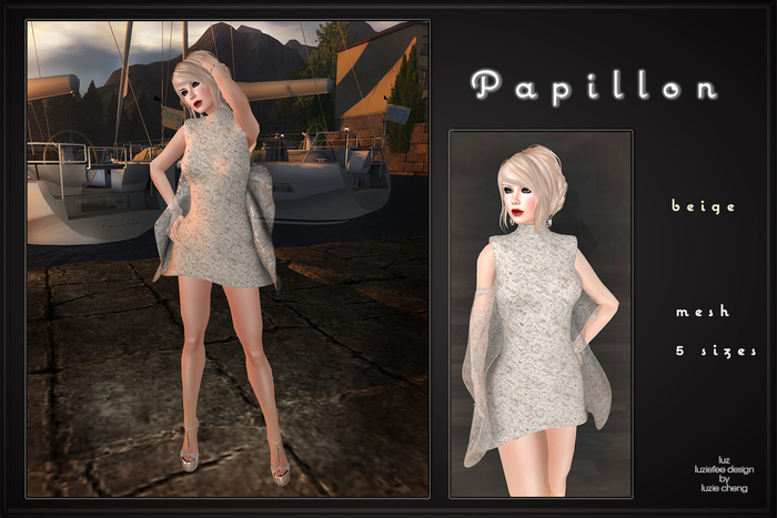 LUZ - Papillon beige - vendor