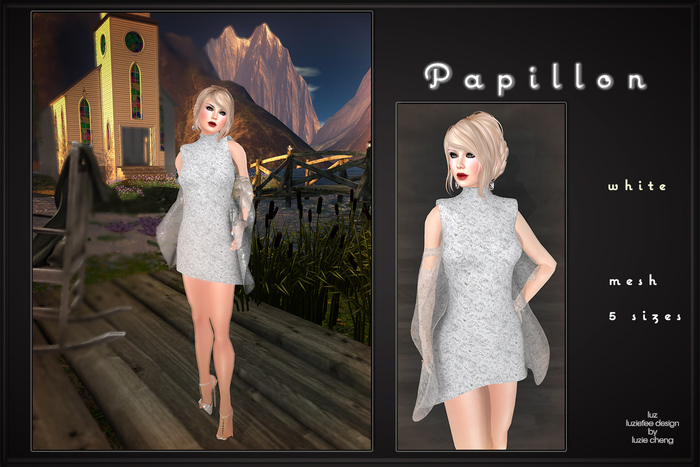 LUZ - Papillon white - vendor
