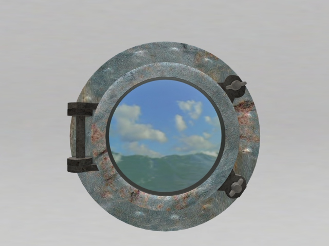 :.WS.: Nautical Porthole Animated Art RARE