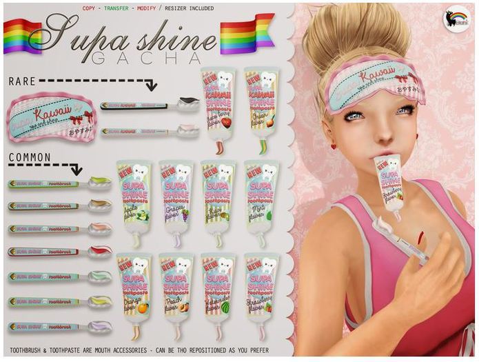 Blah. (Supa Shine Toothpaste) Orange