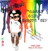 *PoCkEt-SiZeD* Gamer Girl Shorts Set (TD)- Bagged