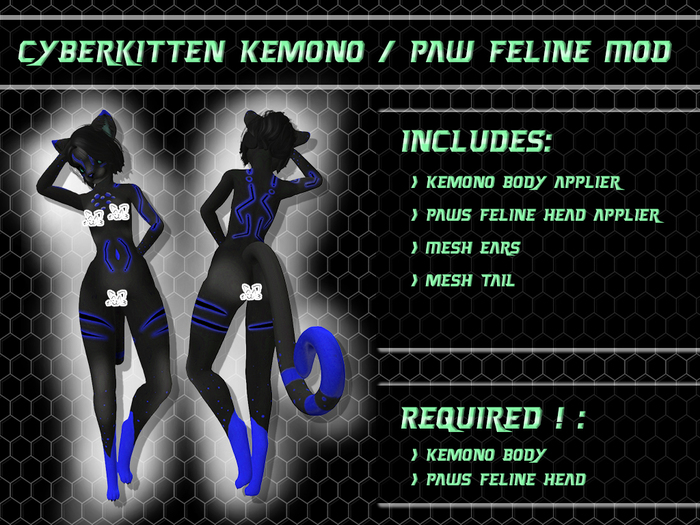 *CCAT* Cyberkitten Mod BLUE