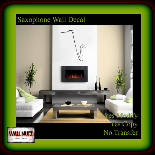 WallNutz Saxophone Decal