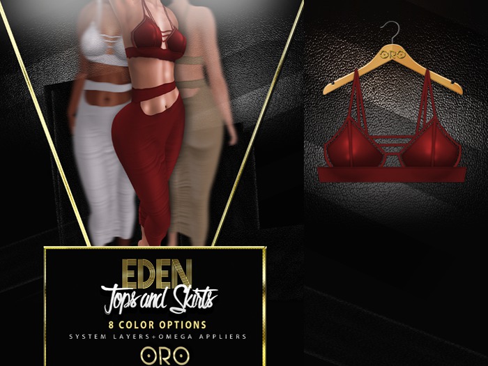 .ORO. Eden Top - Cherry Red -Shopping Hud (WEAR)