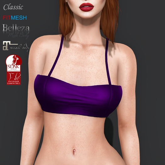 [DR] Mini Top BM Purple ::Mesh::