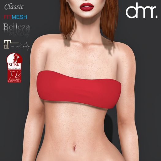 [DR]  Mini Top SR Red ::Mesh::