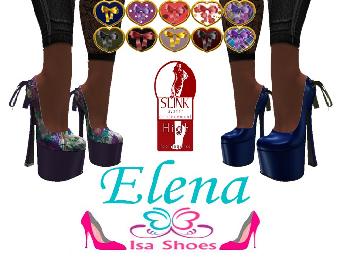 ::.&Isa Shoes Elena Slink Hud c/10 cores Box