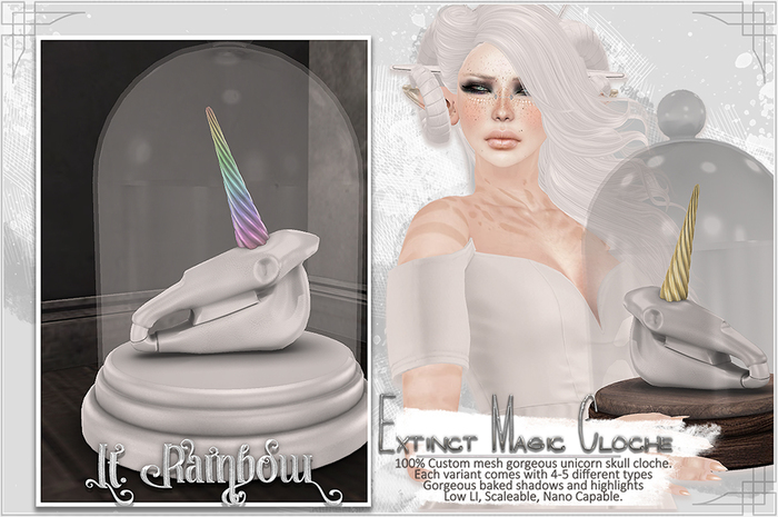 :[P]:- Extinct Magic Cloche:// Light Rainbow