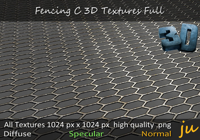 JU Fencing C 3D Textures Full Perm