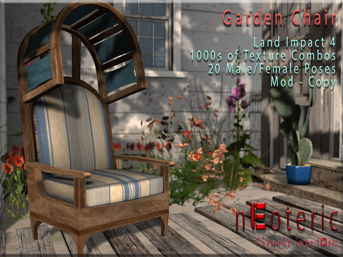 nEoteric Patio / Garden Chair