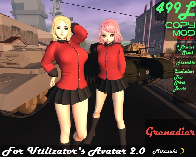 [Mika] Grenadier Complete Outfit