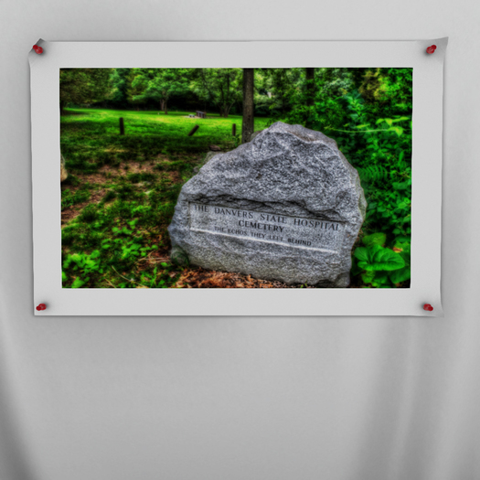 Danvers State Hospital Cemetery Oversized Photography Print