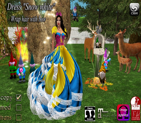 PROMO!!! Dress "Snow white"-55L
