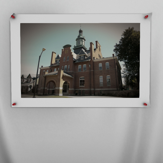 Tewksbury Hospital Administration Building (Clr3) Oversized Photography Print