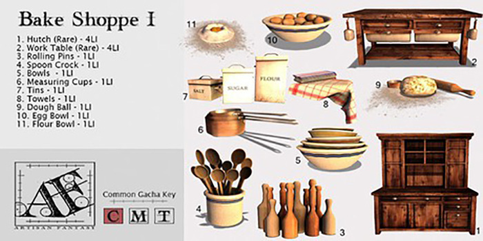 *AF* Bake Shoppe Rolling Pins