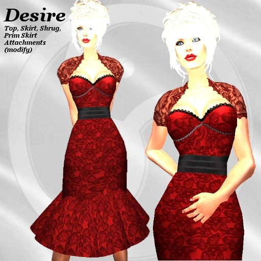 Desire Dress Red