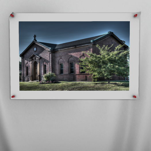 Cemetery Chapel Oversized Photography Print
