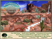 BlissWorlds Happy Trails Desert Skybox - Sky Box For Animal Breeding, Horse Riding, Roleplay, Sky Home