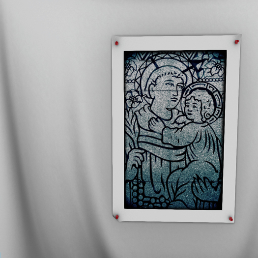 Etched Saint Cemetery Oversized Photography Print