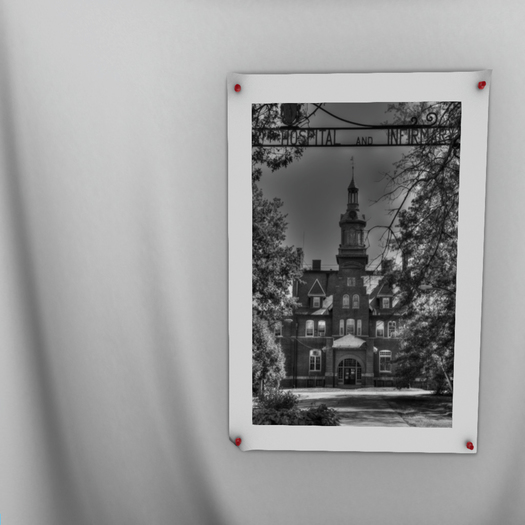 .:{Curio Creative}:. Oversized Print P - TSH Admin (BW2) {box}