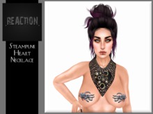 .REACTION. Steampunk Heart Necklace