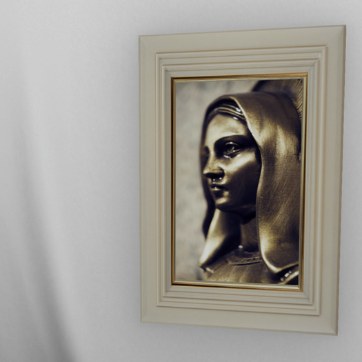 .:{Curio Creative}:. White/Gold P - Golden Mary {box}