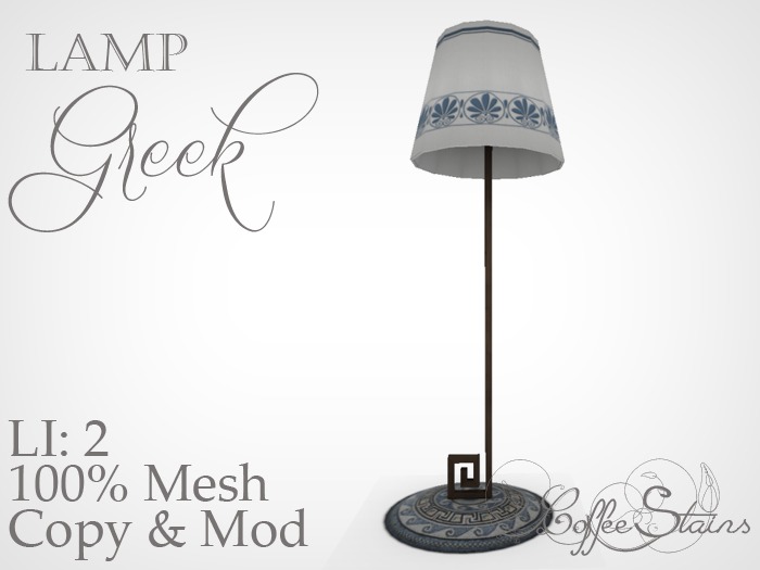 Coffee Stains - Greek Lamp