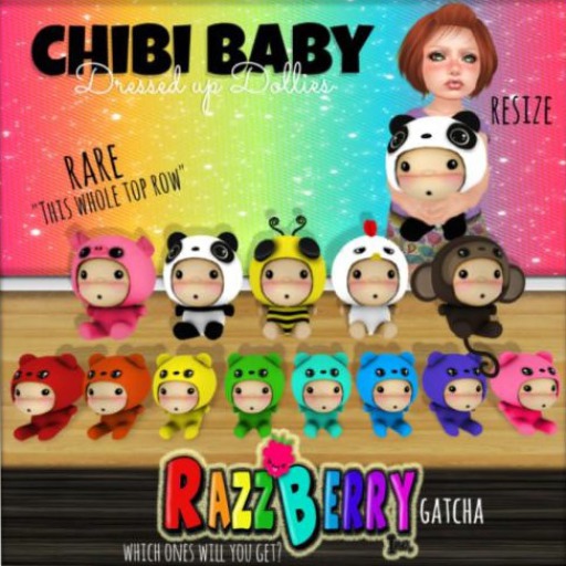 [RI] Chibi Baby Monkey (Blue) RARE