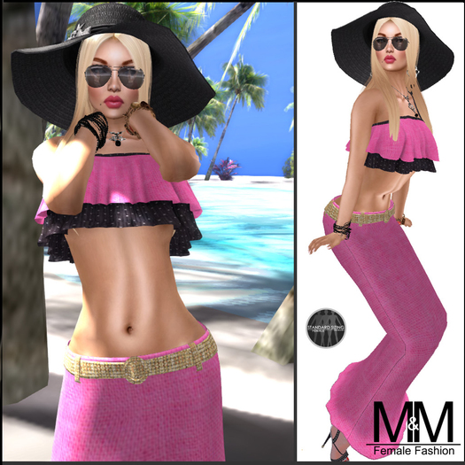M&M-GUNILLA PINK MESH