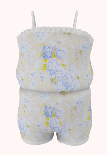 Candii Kitten -  Maci Romper TD Kids & Baby Blue