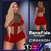 {BN} Bonafide Jumper - Crimson