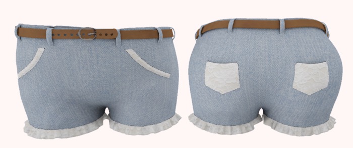 Candii Kitten - Ruffled Shorts TD Kid & Baby WHITE WASH