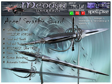 ~ Medusa Weapons ~ Angel Seraphin Sing Sword SpellFire (Boxed)
