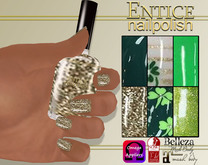 Entice - Luck of the Irish Nails - Maitreya, Slink, Omega, Belleza