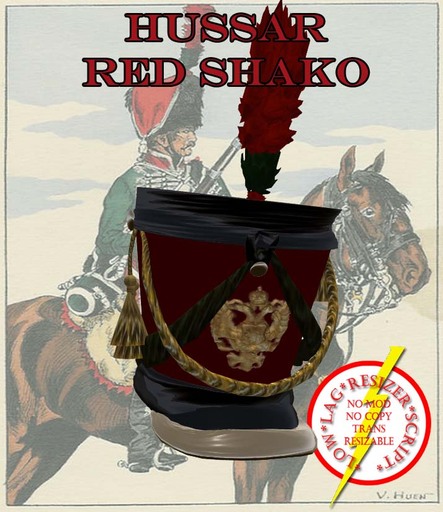 Hussar Style - Hussar Red Shako